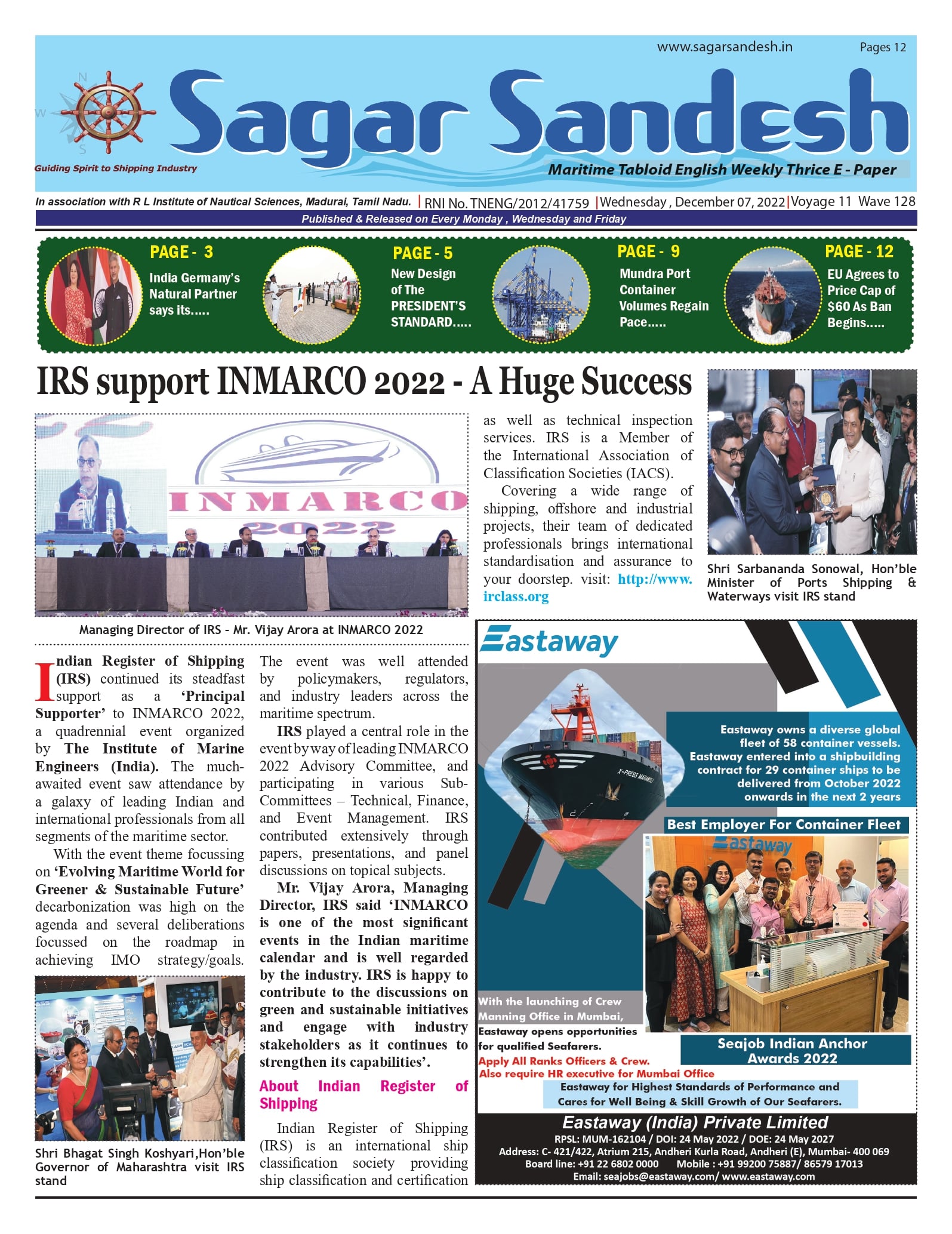 IRS support INMARCO 2022 - A Huge Success