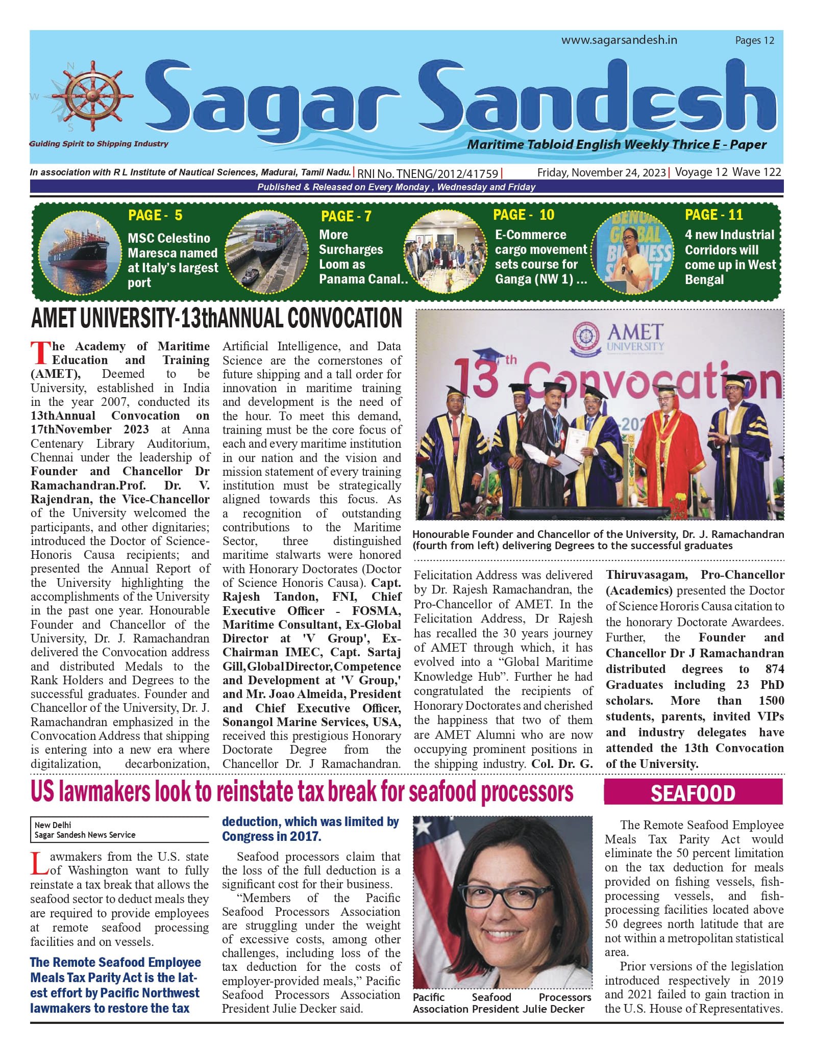 AMET UNIVERSITY-13thANNUAL CONVOCATION