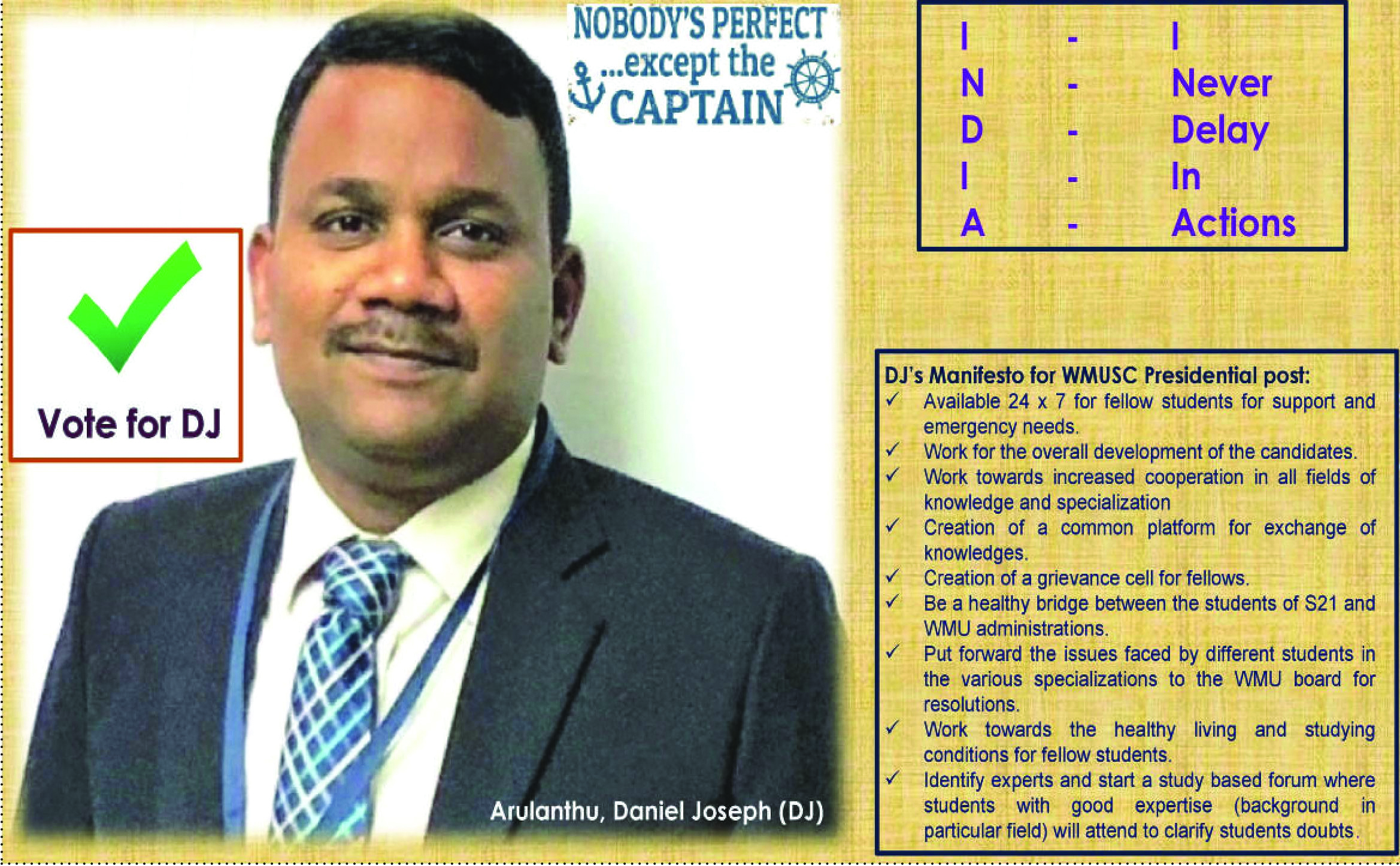 Mr.Capt. Daniel Joseph