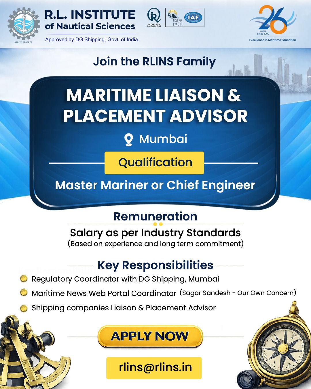 RLINS PLACEMENT ADVISOR