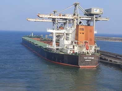 Adani Gangavaram Port achieves another milestone by berthing deepest draft vessel