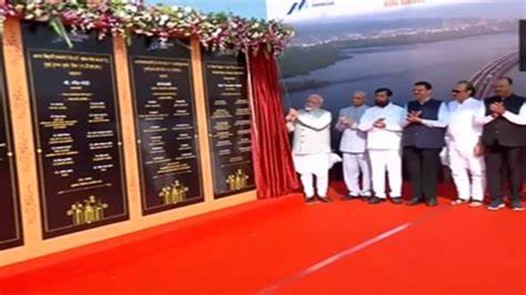 PM Modi inaugurates India's longest sea bridge