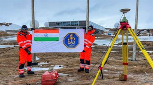 Indian Navy personnel also celebrated the Republic Day in Antarctica