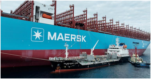 Ulsan port completes first ship-to-ship methanol bunkering for a large container ship