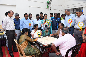 Chennai and Kamarajar Ports jointly hosts All India Major Ports Shuttle badminton and Carrom tournaments 2023-2024