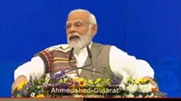 PM lays foundation stone of petrochemicals complex of Petronet LNG at Dahej, Gujarat