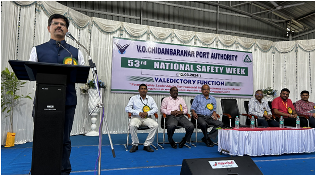 53rd national Safety Week concludes at V.O. Chidambaranar Port Authority