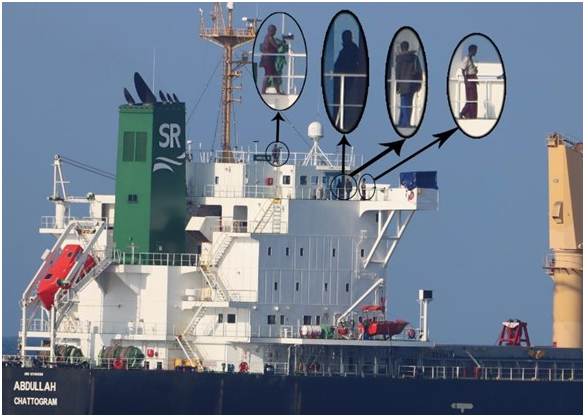 Indian Navy rescued Bangladeshi vessel near Somalia, attacked by Somalian pirates
