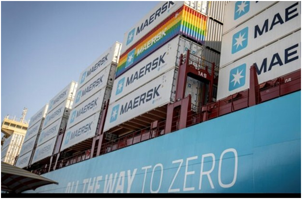 Maersk transports 3% of containers using green fuels in 2023 saving over 683,000 tonnes of greenhouse gases from being emitted into the atmosphere