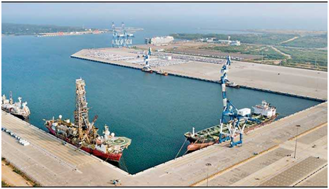 Container operations commence at Hambantota International Port 