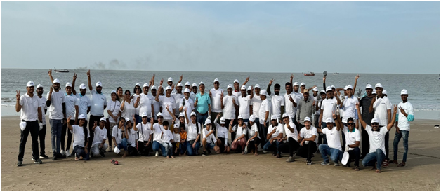 Environmental Sustainability ; APSEZ  Organised Beach Cleaning Activity