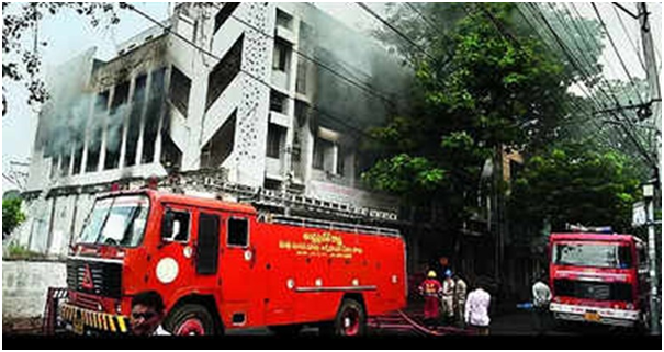 Goods worth ₹5 crore gutted in warehouse fire