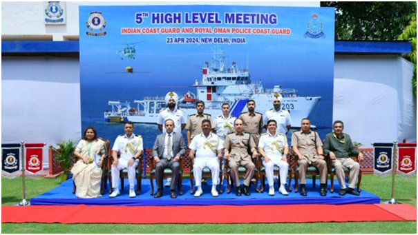 Indian Coast Guard & Royal Oman Police Coast Guard officials meet