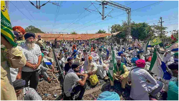 Cargo Train Operations Halted amid Farmers’ Agitation in Ambala-Sahnewal Section