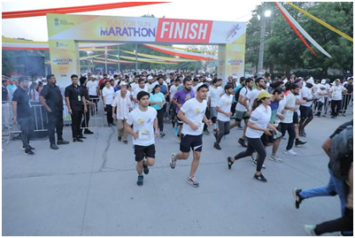 Government hosts 'Run for Sun' Marathon in New Delhi to celebrate International Sun Day