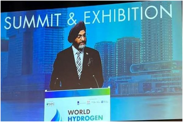 Bhupinder Singh Bhalla addresses World Hydrogen Summit 2024