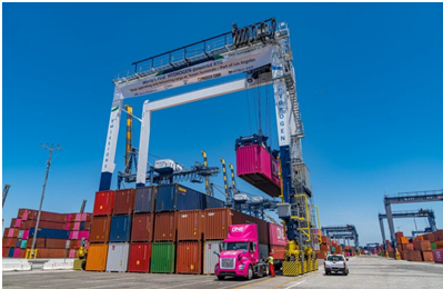 ‘World’s first’ hydrogen-powered RTG crane starts commercial operations