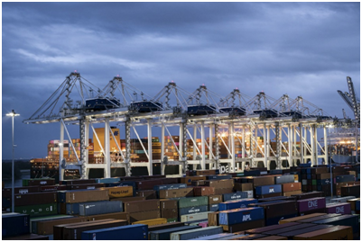 Container ships keep piling up at Singapore port, sending sea freight rates soaring