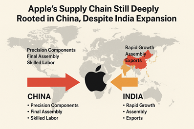 Apple’s Supply Chain Still Deeply Rooted in China, Despite India Expansion