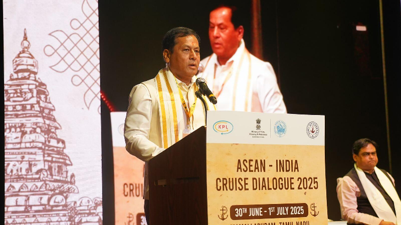“India plans to Professionalise 5,000 kms of Waterways, to boost Cruise Tourism with ASEAN:” Sarbananda Sonowal