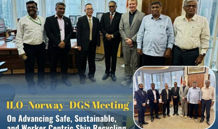 Dialogue on Safer, Sustainable Green Ship Recycling in India led by DGS