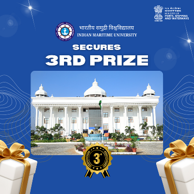 Indian Maritime University Wins 3rd Prize in Swachhta Pakhwada Awards 2024