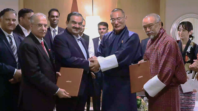 Adani Power and Druk Green Power to set up a 570MW hydro power project in Bhutan