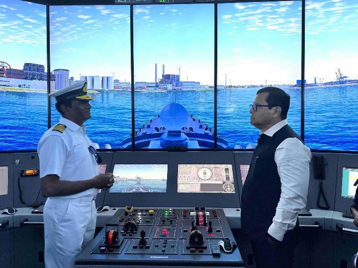 Union Minister Shri Sonowal inaugurates India's First Maritime Simulation Centre at AMET University