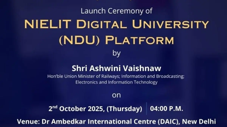 Union Minister Inaugurated NIELIT Digital University Platform