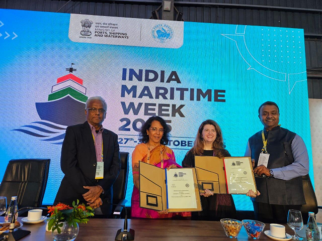 IMU Seals New Partnerships with Academia & Industry at India Maritime Week 2025