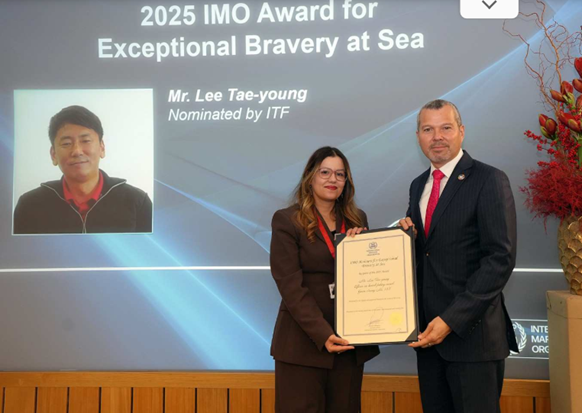 Acts of exceptional bravery at sea honoured at IMO Annual Awards ceremony