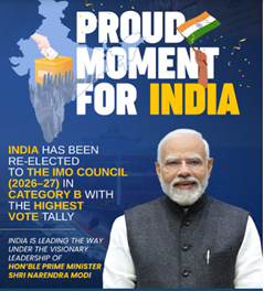 “India’s success at IMO is proof of PM Narendra Modi ji’s maritime vision:” Sarbananda Sonowal