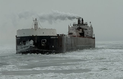 USCG Icebreakers Aid Great Lakes Shipping as Arctic Front Ices the Lakes