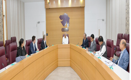 High Commissioner of Australia pays a courtesy visit to CM Patel in Gandhinagar