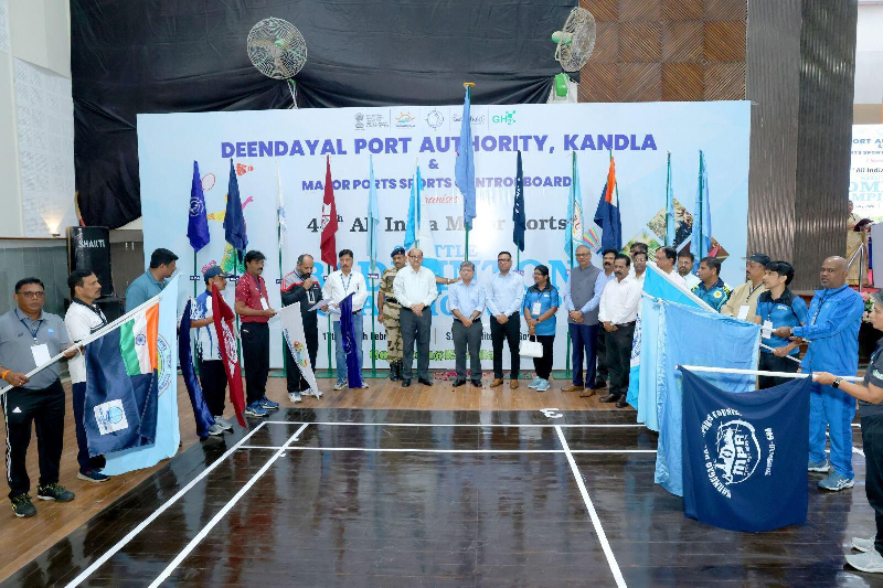 44th All India Major Ports Shuttle Badminton Tournament 2026 kicks off at DPA, Kandla! 