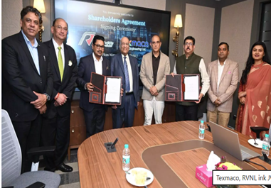 Texmaco, RVNL ink JV to boost global rail mfg and Infra