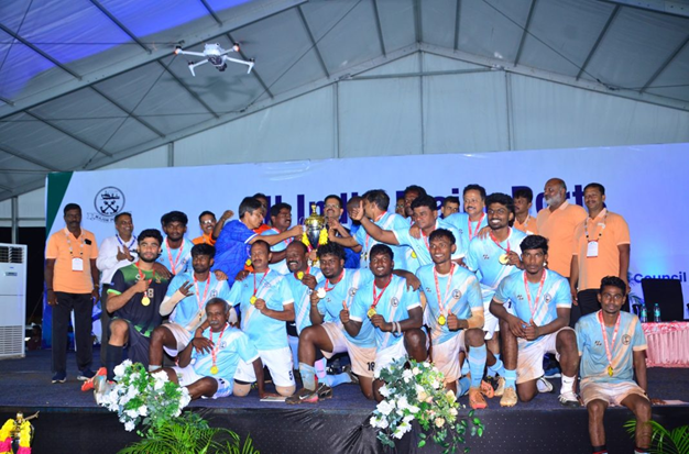 Chennai Port Authority Lifts All India Major Ports Football Trophy with 2–1 Win Over V.O. Chidambaranar Port Authority