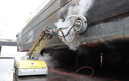 Seaspan introduces new remote-controlled Dockboy surface prep vehicle