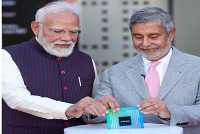 PM Narendra Modi inaugurates Micron Technology’s Semiconductor Assembly, Test and Packaging (ATMP) facility in Sanand,Gujarat