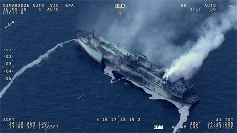Russia Accuses Ukraine of Attack as Gas Carrier Sinks in the Mediterranean