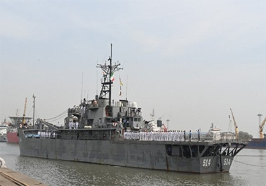 India Quietly Provides Refuge for an Iranian Landing Ship