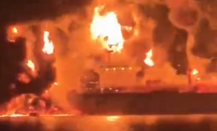 Middle East latest: Inferno at sea and shore