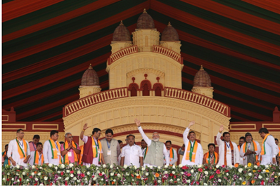 PM Modi lays foundation stone, inaugurates various development works worth Rs.18,700 crore in Kolkata, West Bengal