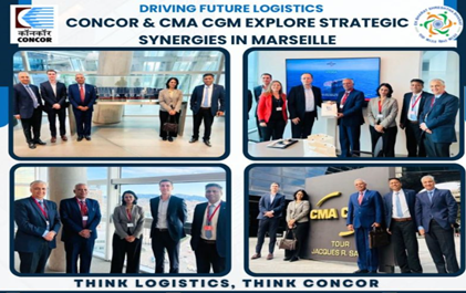 CONCOR and CMA CGM explore strategic synergies in Marseille