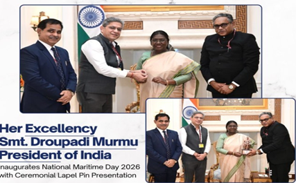 President Droupadi Murmu inaugurates 63rd National Maritime Day Celebrations 2026