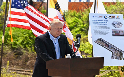 Port of Baltimore breaks ground on new grain transloading facility
