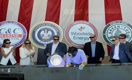C&C Marine and Repair celebrates keel laying for new hybrid escort tug quartet