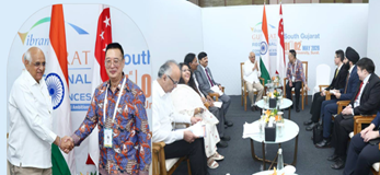 Gujarat CM Patel meets Singapore’s High Commissioner to India, Simon Wong
