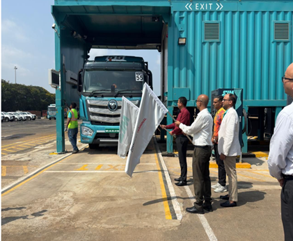 JNPA inaugurates India’s largest battery swapping & charging station for Heavy Electric Vehicles at NSFT Terminal