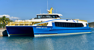 New U.S.-built ferry Spirit of 1773 enters service in USVI
